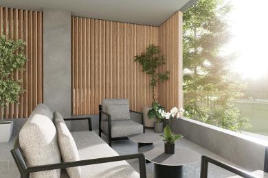 ΒΟΥΛΑ  Σύγχρονο διαμέρισμα 121 τ.μ. με κοινόχρηστη πισίνα -κήπο