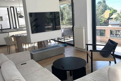 GLYFADA (Kato), Renovated apartment 83 sq.m in a quiet location
