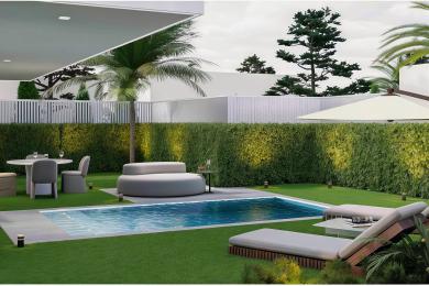 ΓΛΥΦΑΔΑ (Άνω), Πολυτελής,μεζονέτα με κήπο και πισίνα